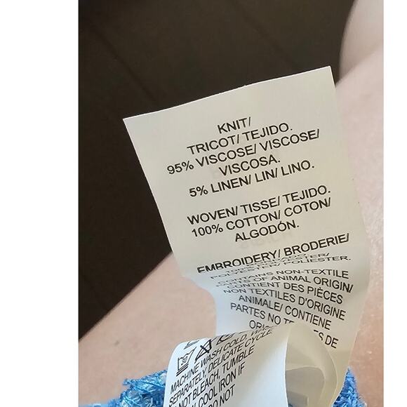 Lucky Brand Women's Blue Boho Swing Tank Top Small - Picture 8 of 8